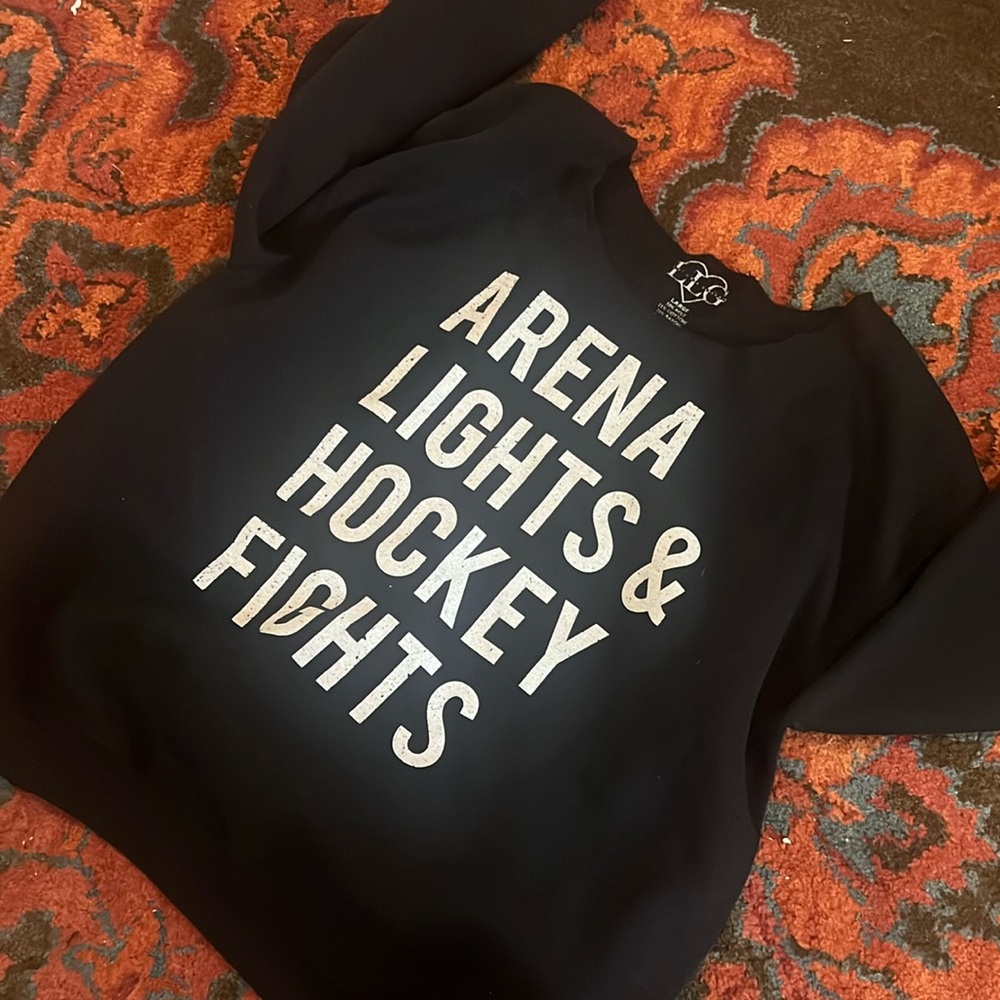 Hockey fights sweatshirt